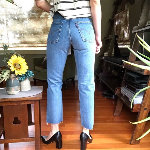 NWT Levi’s Wedgie Straight Crop Ankle Jeans - Picture 3 of 8